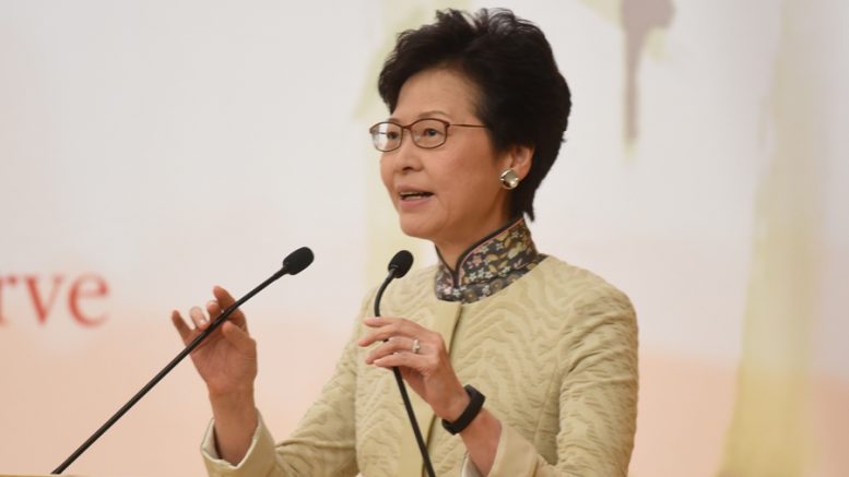 Chief Secretary Carrie Lam Cheng Yuet-ngor keeps silent on her reported election bid for the next chief executive.