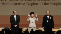 Carrie Lam grabs 777 votes to become the next chief executive.