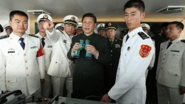 Xi Jinping inspects at the Guangzhou military theater of operations of the PLA on December 8, 2012.