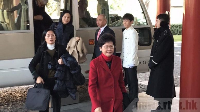 Chief Secretary Carrie Lam steals the limelight from Chief Executive Leung Chun-ying, who is on his last duty visit to Beijing in his current term. Lam is in Beijing to attend an event relating to the 20th anniversary of Hong Kong's handover next year.