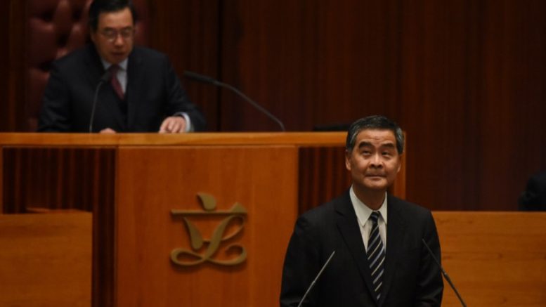 Chief Executive Leung Chun-ying defends his deal with UGL... at all cost.