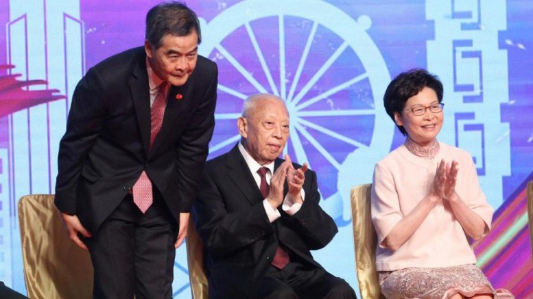 The rivalry between former chief executive C Y Leung and Chief Executive Carrie Lam has become intriguing. Pic: Eyepress